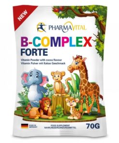 PHARMAVITAL B-COMPLEX FORTE 70g, Vitaminski prah / kakao okus