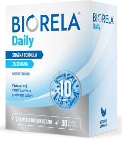 Biorela Daily 30 kapsula, Dodatak prehrani, probiotik koji sadrži čak 10 milijardi aktivnih bakterija
