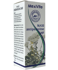 MAXIVITA Antiparazitarne kapi 50ml, Ublažavaju tegobe povezane sa parazitima u crijevima, gušterači i jetri