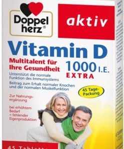 DOPPELHERZ® VITAMIN D 1000 IU EXTRA 45 tableta, Dodatak prehrani za nadoknadu vitamina D