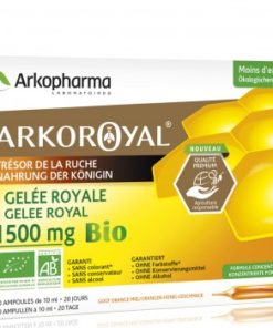 ARKOPHARMA ARKOROYAL® MATIČNA MLIJEČ 1500 mg, Sadrži organski med i vrhunsku organsku matičnu mliječ