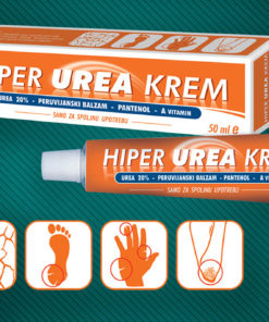 HIPER UREA KREM 50 ml, Riješite se suhe i zadebljale kože