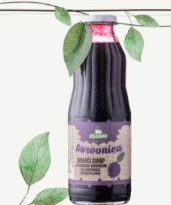 BELADONA Domaći sirup borovnica 0,75l sa plodovima borovnice