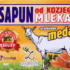 ZELJKOVIĆ SAPUN OD KOZJEG MLIJEKA SA DODATKOM MEDA 70g, Med njeguje kožu, čini je elastičnijom i usporava proces starenja.