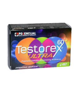 TESTOREX ULTRA 60 kapsula, Povećajte nivo testosterona na siguran način