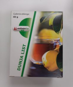 MEDIMPEX Dunja list čaj 40g, Djeluje umirujuće na organe za varenje, te zaustavlja proljev