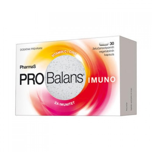PharmaS PROBalans Imuno kapsule a 30, Za jačanje imuniteta s vitaminom C i cinkom