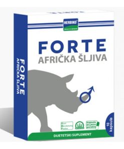 HERBIKO AFRIČKA ŠLJIVA FORTE kapsule a 10, Dodatak prehrani za jaču potenciju i zdravlje prostate
