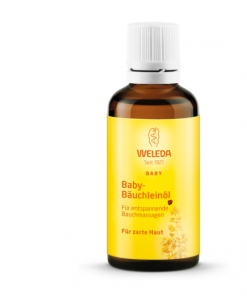 WELEDA Ulje za bebin stomak 50ml, Prirodno masažno ulje koje umiruje bebin stomak i podstiče varenje