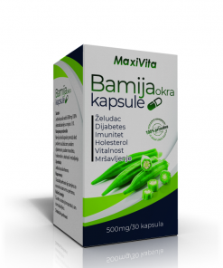 MAXIVITA BAMIJA (OKRA) 500mg a 30 kapsula, Za poboljšanje cijelokupnog stanja organizma