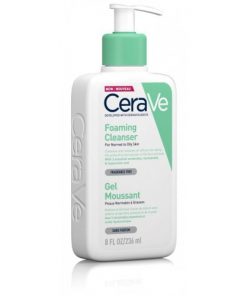 CeraVe Pjenušavi gel za čišćenje lica 236 ml, Za normalnu do masnu kožu