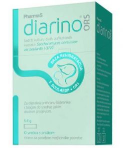 PharmaS DIARINO ORS 10 vrećica - Za dijetalnu prehranu bolesnika sa blagim do srednje jakim akutnim proljevom