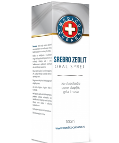 Medico Cubano Srebro zeolit oralni sprej 100ml, Pomaže u zaštiti od patogenih pretnji kao što su virusi, bakterije i gljivice