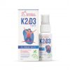 K2 & D3 FORTE u spreju 30 ml, Oralni sprej K2 & D3 sadrži kompoziciju vitamina K2 (menakinon) i D3 (kolekalciferol) u idealnom omjeru.