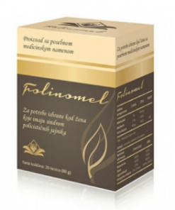 FOLINOMEL kesice a20, Za potrebe ishrane kod žena koje imaju sindrom policističnih jajnika