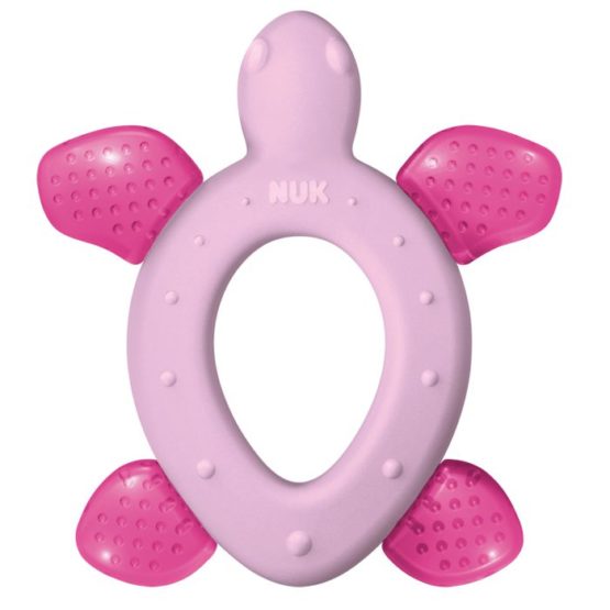 NUK Grickalica kornjača 3 mj+, (roza)