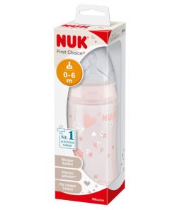 NUK Baby Rose Bočica sa indikatorom temperature FC+ 0-6m 300ml