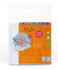 TOSAMA Baby Tetra pelene "to.to" - 8 kom (80cm x 80cm), Za povijanje i njegu beba