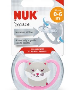 NUK Space silikonska duda 0-6m