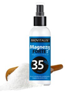 BIOVITALIS Magnezij FORTE ulje 100ml, Brza i učinkovita nadoknada magnezija preko kože