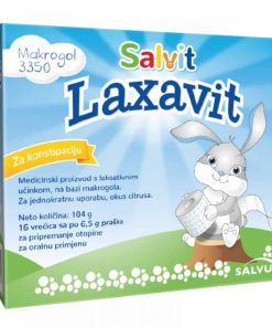 SALVIT Laxavit vrećice a16, Kod hronične opstipacije i neredovnog pražnjenja crijeva, od 6 m starosti