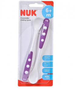 NUK Kašike za hranjenje plastične 2 komada, 6+ mjeseci