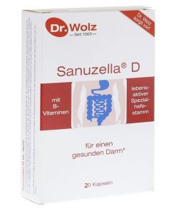 DR. WOLZ SANUZZELA D kapsule a20, Posebno razvijen preparat za očuvanje zdravlja crijeva.