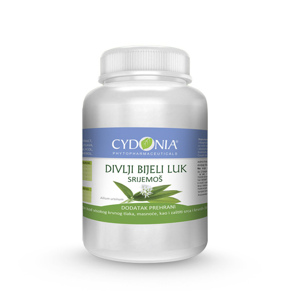 CYDONIA Srijemoš ili divlji bijeli luk 30 kapsula, Za opće stanje organizma