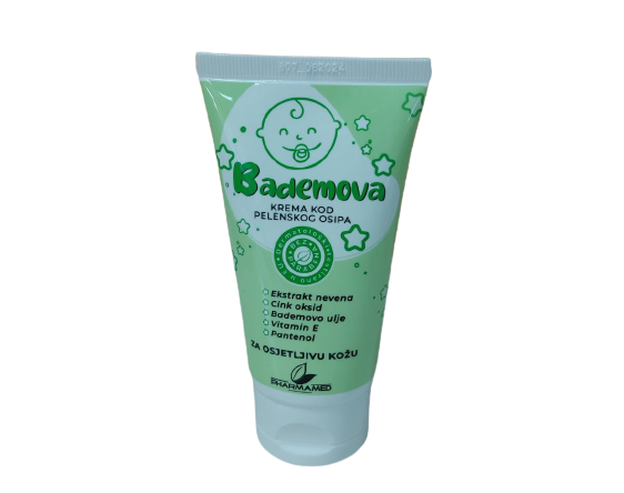 PHARMAMED BADEMOVA KREMA KOD PELENSKOG OSIPA 75ml, Za osjetljivu kožu.