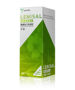 YASENKA Lenisal Herbal Bijeli sljez 150 ml, Bijeli sljez doprinosi olakšavanju kod nadražaja gornjih dišnih puteva.