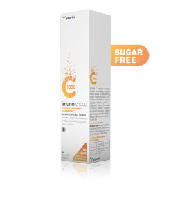 YASENKA Imuno C 1000 šumeće tablete a 20, Okus limuna