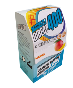 PHARMAMED MAGNEZIJ 400 DIREKT + VITAMINI C I B6, 20 vrećica, Okus mango
