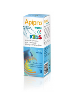 Apipharma APIPRO® Aqua KIDS 20ml, Za ublažavanje simptoma upale i nadražaja grla kod djece