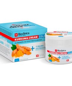 Bioclinica Kurkuma crem cold 225ml, Za masažu sa efektom hlađenja