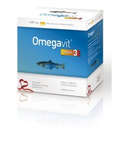 APIPHARMA Omegavit kapsule a 120, Dodatak prehrani s omega-3 masnim kiselinama