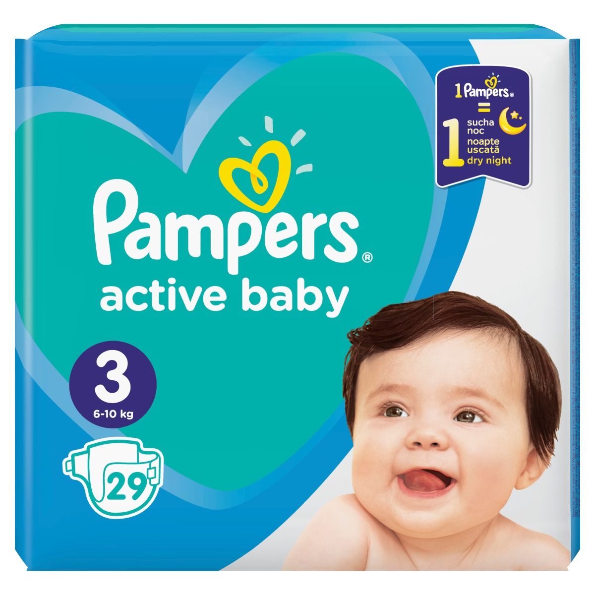 PAMPERS ACTIVE BABY 3, 6-10 kg, 29 kom.