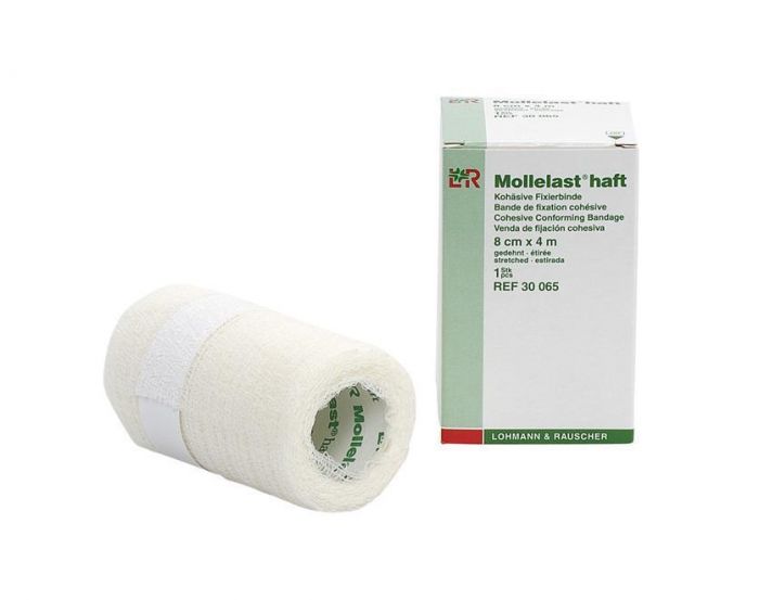 LOHMANN&RAUSCHER Mollelast® haft elastični fiksirni zavoj 8cmx4m