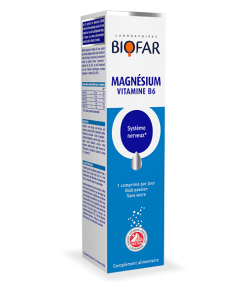BIOFAR MAGNEZIJ + VITAMIN B6 (20 ŠUMEĆIH TABLETA), OKUS MARAKUJE, BEZ ŠEĆERA