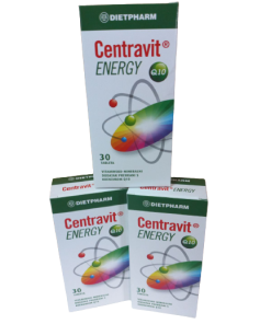POSEBNA PONUDA: DIETPHARM CENTRAVIT ENERGY TABLETE Vitaminsko-mineralni s koenzimom Q10 2+1 GRATIS