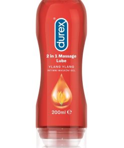 DUREX 2U1 Massage Lube intimni gel lubrikant 200ml