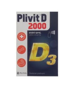 PLIVIT D3 2000, Oralni sprej 10ml