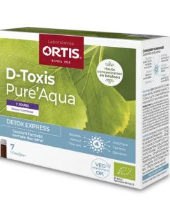 ORTIS D-Toxis Pure Aqua 105 ml (7 bočica x 15 ml), Preparat za čišćenje organizma
