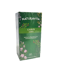 NATURAVITA UVIN H ČAJ filter vrećice a 20, Mješavina biljnog čaja