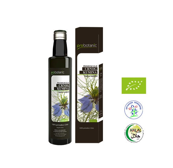 PROBOTANIC Ulje čurekota 250ml, Organsko ulje čurekota hladno cjeđeno