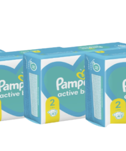 PAMPERS ACTIVE BABY MINI (2) 4 PAKETA=172 PELENE