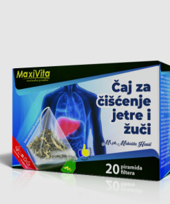 MAXIVITA Čaj za čišćenje jetre i žuči, 20 piramida vrećica