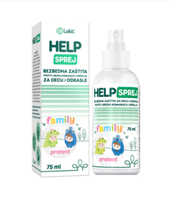 Dr. Lukić HELP Sprej protiv ujeda komaraca i krpelja 75ml