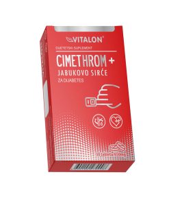 VITALON CIMETHROM + JABUKOVO SIRĆE tbl a30, Za održavanje normalnih vrijednosti šećera u krvi