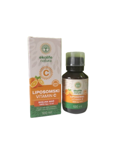 EKOLIFE NATURA LIPOSOMALNI VITAMIN C 100 ml, S okusom narandže