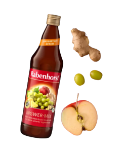 RABENHORST Multivitaminski sok sa đumbirom 750ml, Pomaže kod kašlja, bronhitisa, glavobolje